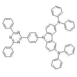9H-Carbazole-3,6-diamine, 9-[4-(4,6-diphenyl-1,3,5-triazin-2-yl)phenyl]-N3,N3,N6,N6-tetraphenyl-