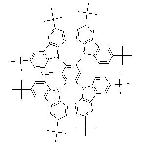 2,3,5,6-Tetrakis-(3,6-di-tert-butyl-carbazol-9-yl)-benzonitrile