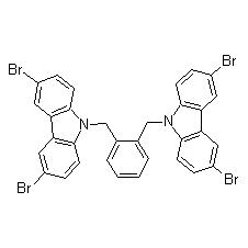 1,2-Bis[(3,6-dibromo-9H-carbazol-9-yl)methyl]benzene